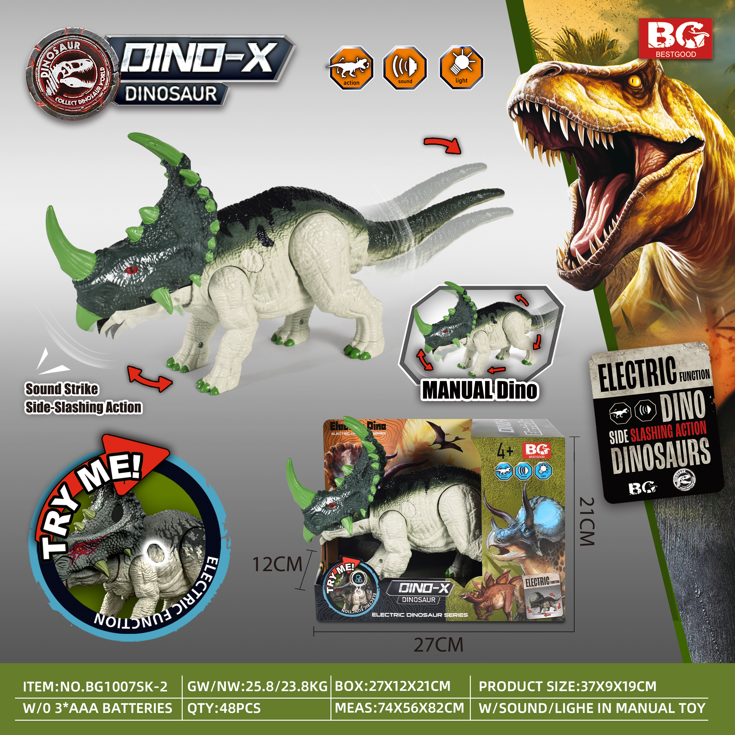 Styracsaurus Gray