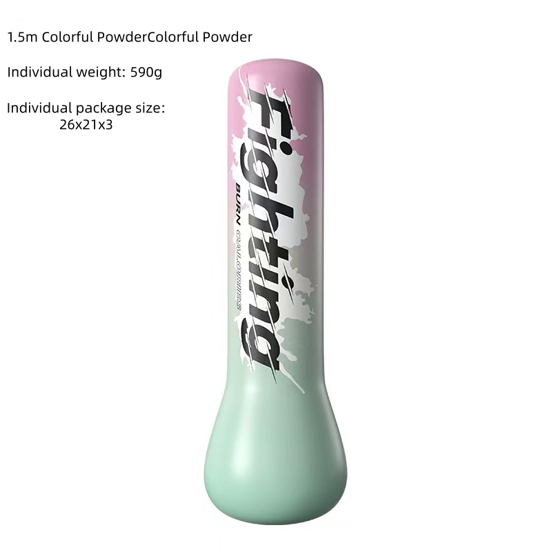 Colonne de boxe rose colorée de 1,5 m