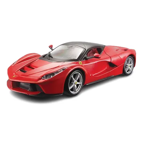 Bburago 1/24 Mini Diecast Ferrari LaFerrari aprire la porta piccoli giocattoli per bambini Kirsite modelli di auto Maket