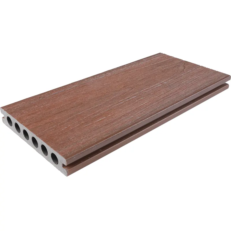 Coextrusion fireproof wpc teak wood timber decking engineered flooring