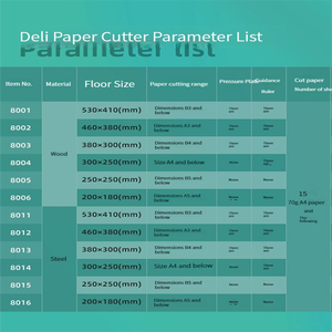 Deli 8016 kağıt kesici A4 manuel kağıt kesici ofis ve ev için noktalı çizgi kesici yüksek kalite - Product Image 3
