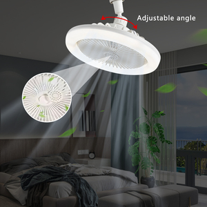 Ventilador de techo LED moderno con bombilla y control remoto para oficina en casa precio bajo - Product Image 6