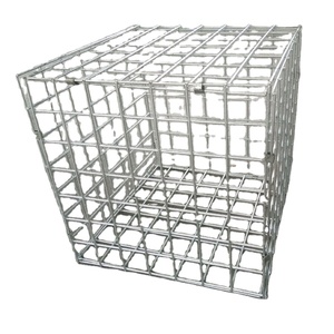 Rete esagonale pesante della maglia del gabbione galvanizzata all'ingrosso della fabbrica 2x1x1m per impedire le reti della gabbia della pietra di perdita dell'acqua e del suolo - Product Image 1