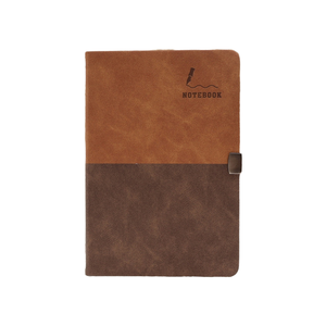 Cuaderno personalizable A5 Business con hebilla, PU, costura, bloque de color, diario, estilo impreso con logotipo corporativo - Product Image 6