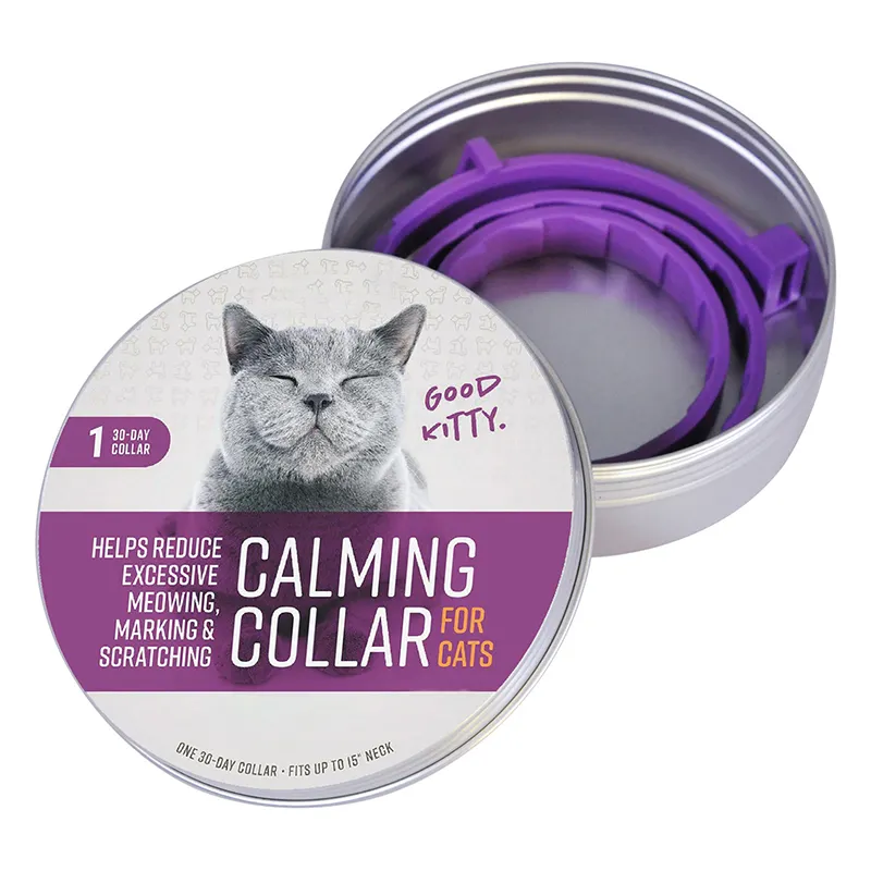 Adjustable Non-toxic Anti-anxiety Dog Collar Cat Calming Soothing Cat Pet Collar