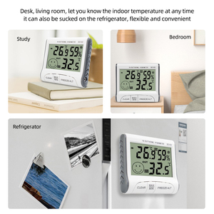 DC103 Indoor /Outdoor LCD <strong>Large</strong> Screen Alarm Moisture Monitor Tester Digital Thermometer <strong>Hygrometer</strong> - Product Image 5