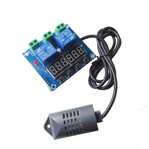 XH-M452 High Precision DC 12V 10A <strong>Digital</strong> LED Dual <strong>Output</strong> <strong>Temperature</strong> and Humidity Controller Module with SHT20 <strong>Sensor</strong> - Product Image 1