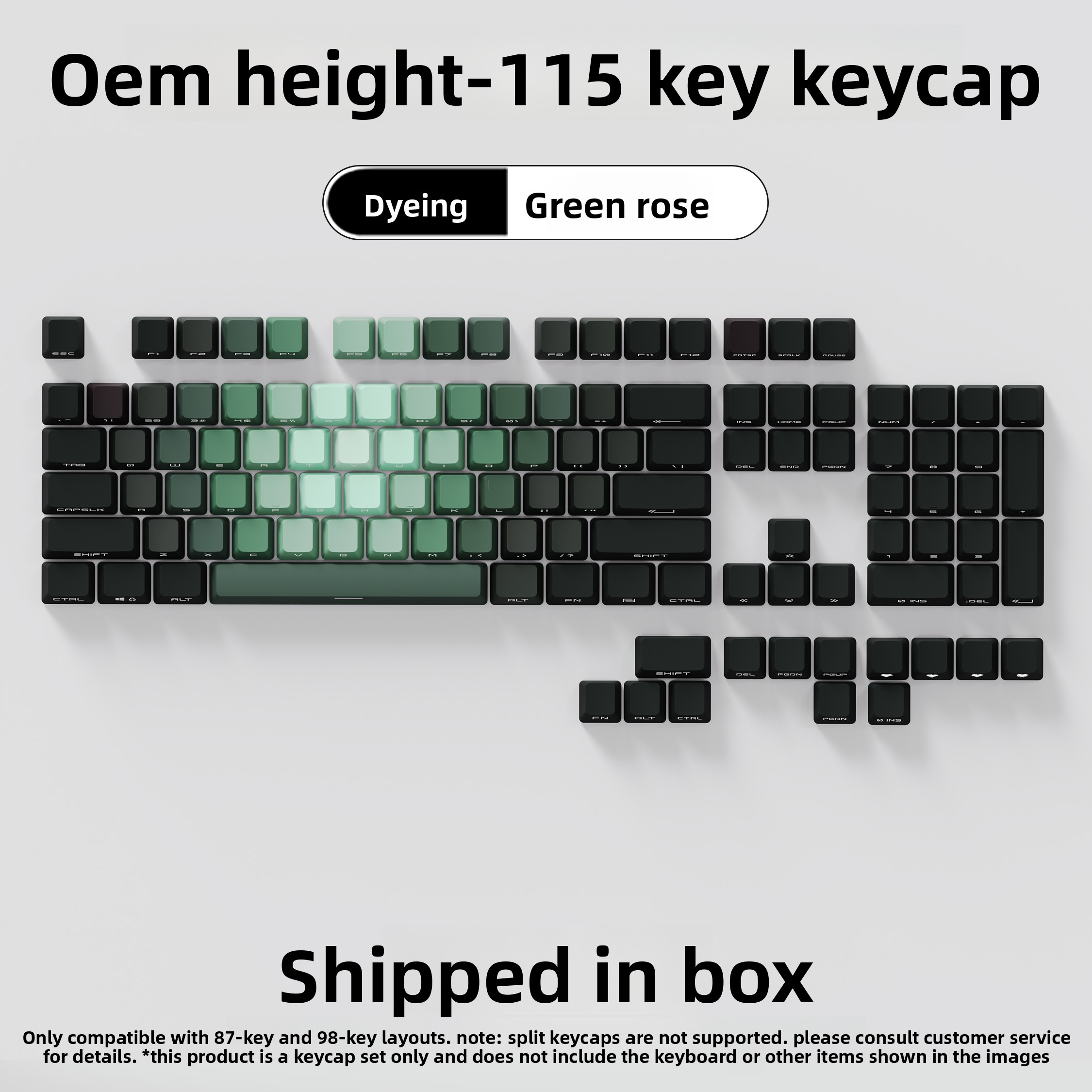 Green Rose - Keycaps