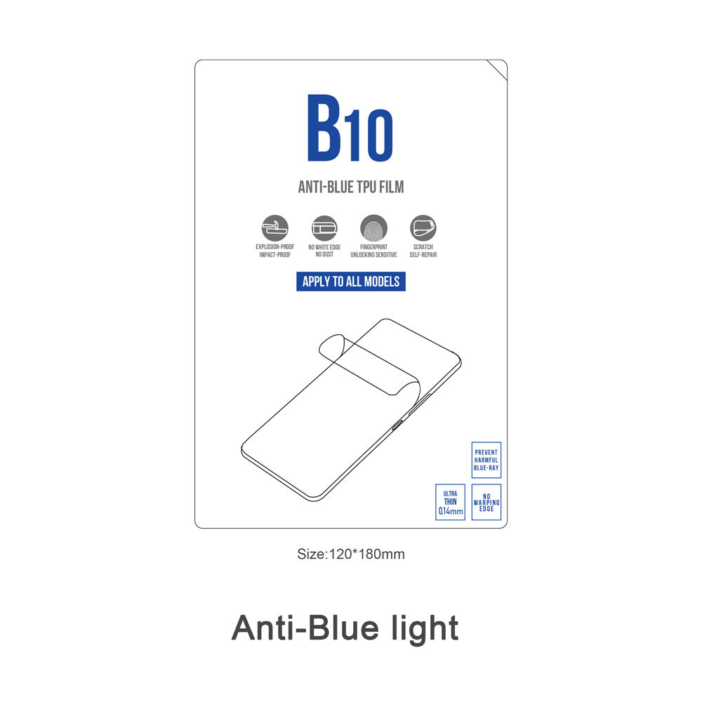 Anti-lumière bleue TPU