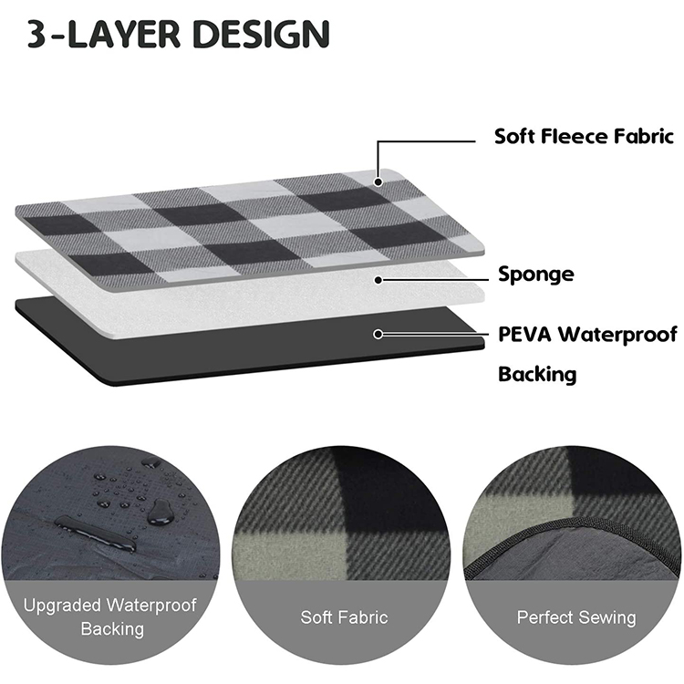 Van de Slaapmat beach camping outdoor picnic van PEVA Boheemse Openlucht Algemene Waterdicht 1