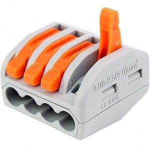 Compact Electric Quick Spring <strong>Push</strong>-In Wire Connectors PCT222 Wire Harness Assembly Connector 100A for Spring <strong>Terminal</strong> <strong>Block</strong> - Product Image 4