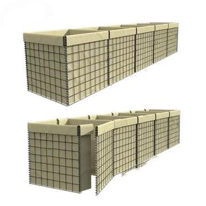 Sel kontrolü için sıcak daldırma galvanizli kaynaklı gabyon tel örgü kare delik defansif Bastion bariyeri - Product Image 1