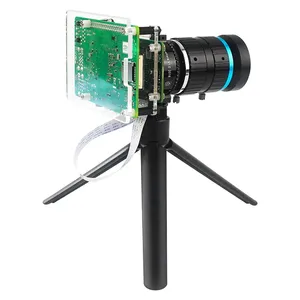 <strong>Raspberry</strong> <strong>Pi</strong> HQ <strong>Camera</strong> Module Acrylic Case with Stand <strong>Raspberry</strong> <strong>Pi</strong> Cameras Tripod Bracket Easy to <strong>Install</strong> - Product Image 1