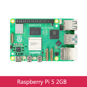Ufficiale originale Raspberry Pi 5 Cortex-A76 Linux 2GB braccio Board Python programlama PCIe Gigabit Ethernet USB3.0