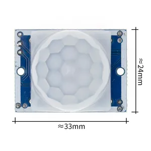 PIR <strong>Sensor</strong> HC-SR501 HC-SR602 HC-Sr505 Adjust IR Pyroelectric Infrared Motion Detector Module For <strong>Raspberry</strong> <strong>Pi</strong> Sensing Human Bod