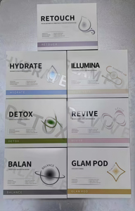 2025 Oem酸素ポッド3 in 1消耗カプセル血清皮膚若返りゲルキットBalan Detox Glam水和物Reviveイルミナ