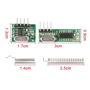 433 Mhz supereterodina RF ricevitore e modulo trasmettitore 433 Mhz telecomandi per Arduino uno modulo Wireless kit Diy - Product Image 4