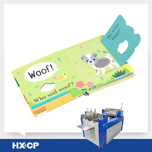 HX750, producción de libros con tapa y rompecabezas de alto valor con máquina de encolado económico, fabricante de libros de tablero, encolado parcial, libros para niños - Product Image 5