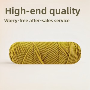 थोक 100 जी ऐक्रेलिक यार्न 60 रंग रंगीन रंग 8-प्लाई वाली क्रोचेट थ्रेड 2.5 मिमी व्यास एंटी-पिलिंग नरम-महसूस डाई यार्न - Product Image 2