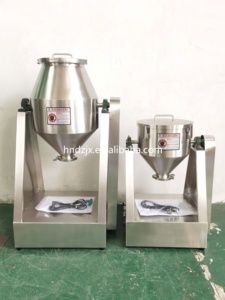 DZJX sıcak satış 5L 50L momochi Donut tozu Lab dönen davul mikser kolay temizlenebilir çift konik muhallebi tozu karıştırma makinesi - Product Image 5