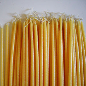 Nến sáp ong mỏng thân thiện với môi trường, màu vàng, dạng que, dùng cho nhà thờ, tự nhiên, dùng cho nhà cửa, lễ Phục Sinh, nhà thờ, đóng hộp - Product Image 5
