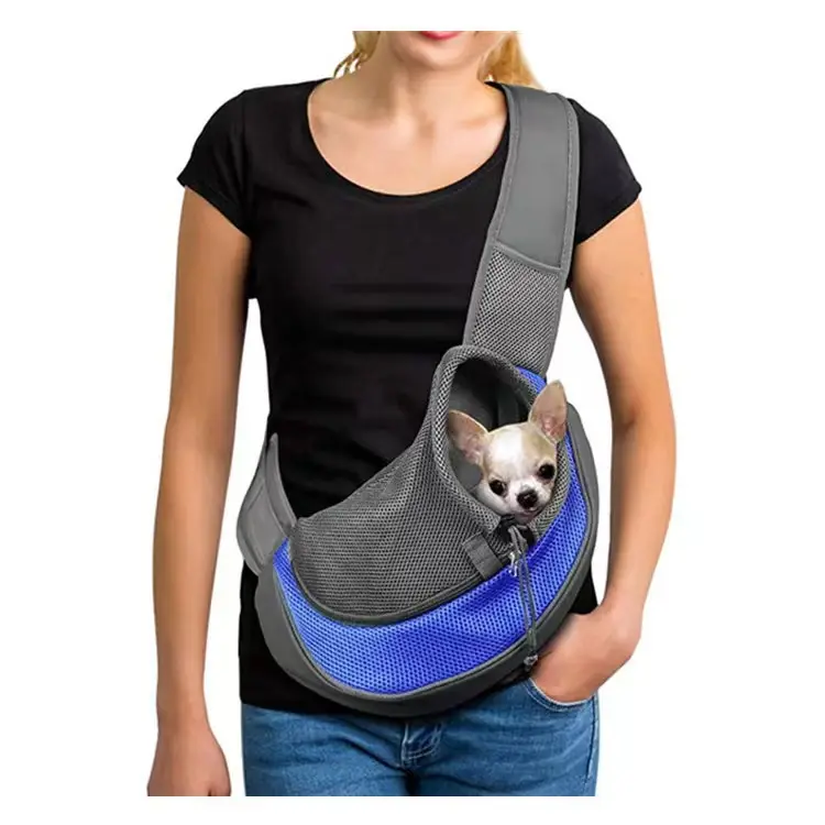 Köpekler kediler için büyük kapasiteli su geçirmez bel çantası köpek Pet Sling taşıyıcı