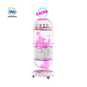 WANGERBAO fonte di fabbrica di divertimento Gacha a forma di uovo ritorto Gashapon macchina capsula a gettoni giocattoli personalizzati distributore automatico Gachapon