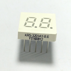 Modulo Display a Led a 2 cifre da 0.3 pollici a 7 segmenti con guscio di plastica bianca - Product Image 1