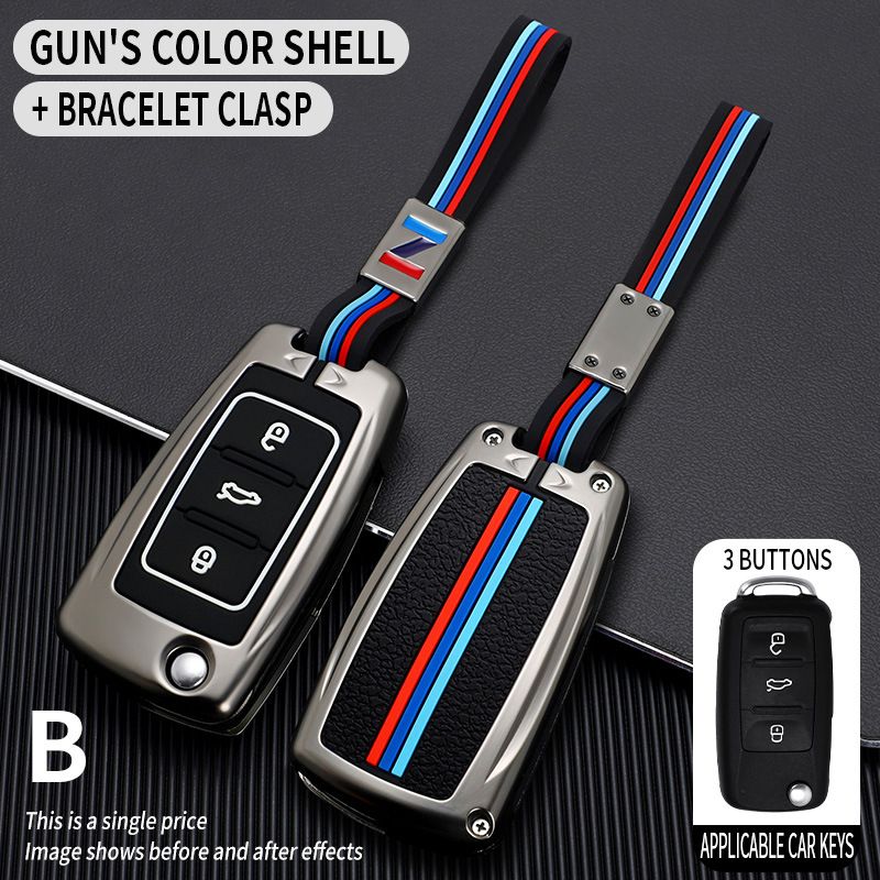 B gun color single shell rope buckle