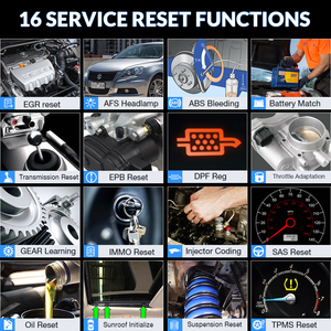 Thinkdiag Sistema completo Todo el software 1 año gratis OBD2 Herramienta de diagnóstico 16 Servicios de reinicio Lector de código automático Herramienta de escaneo bidireccional