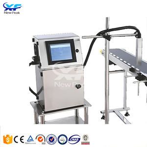 4 Druck köpfe Online-Tinten strahl codier maschine Automatischer Chargen codierer Tinten strahl drucker Verfalls datum Flaschen karton - Product Image 3