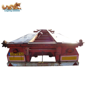 20ft Container Skeleton <strong>Chassis</strong> 40ft Used Semi Trailers - Product Image 5