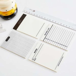 Bloc de notas promocional de papel de impresión colorido creativo personalizado blocs de notas adhesivas transparentes blocs de notas personalizados