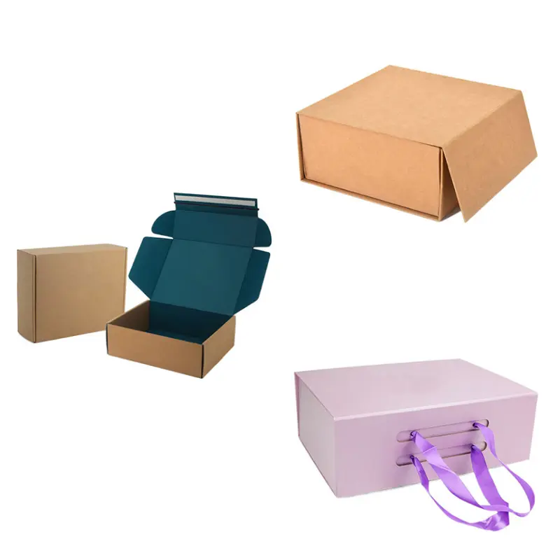 Logotipo personalizado, embalaje plegable, zapatos de papel negro, caja de zapatos, juego de regalo, caja de papel Kraft, cajas corrugadas/