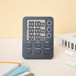 Timer da cucina digitale, 3 canali, conto su/giù, Timer di cottura con allarme ad alto volume, Display di grandi dimensioni, contatore delle ore di conto alla rovescia - Product Image 6