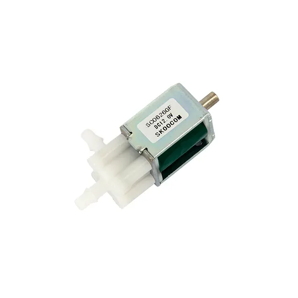 Mini válvula de aire, solenoide de gas eléctrico micro, CC 3, 6V