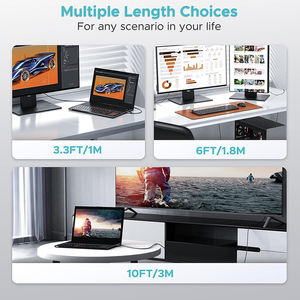 Cáp 4k dp sang <span class=keywords><strong>HDMI</strong></span>, cổng hiển thị mộ<span class=keywords><strong>t</strong></span> chiều 1.2 nguồn sang Màn hình 1.4 <span class=keywords><strong>HDMI</strong></span>, cáp Displayport sang <span class=keywords><strong>HDMI</strong></span> cho máy <span class=keywords><strong>t</strong></span>ính - Product Image 5