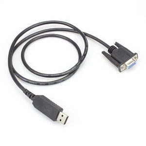USB 2.0オスUART TTLシリアルケーブル産業用データ通信用OEMカスタマイズ1.2m CH340 FTDI RS232 DB9メス