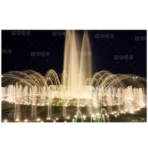 Mini fontana musicale circolare personalizzabile per il controllo del programma per le caratteristiche del giardino quadrato all'aperto - Product Image 3