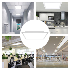 Intellibond ticari 40W kısılabilir gömme kare led düz panel ışık 60x60 arka ışık tavan led paneli ışık dahili sensör - Product Image 5