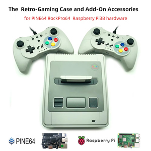 Famicom <strong>Retro</strong> Gaming Case Add-ons PINE64 RockPro64 <strong>Raspberry</strong> <strong>Pi</strong> 3B Hardware Dual GamePad FactoryOEM ODM Electronic Modules Kits - Product Image 2
