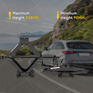 Fabrika toptan oto araçları CE belgesi emek tasarrufu krank kolu ile 1.5 Ton makas Jack - Product Image 5