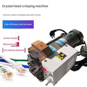 Otomatik <span class=keywords><strong>EZ</strong></span> konektörü sıkma aracı seti LAN tel oluşumu için kristal baş kablo kıvırıcı geçmek sıyırma özellikleri içerir