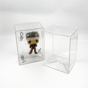 Kho 4 Inch 0.5 Mm UV Bảo Vệ & Chống Xước Axit Miễn Phí Pet Rpet Pha Lê Rõ Ràng Hộp Nhựa Funko Pop Vinyl Bảo Vệ - Product Image 1