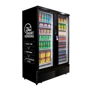 Haha bán hàng tự động thông minh siêu ai-powered lấy đi Máy bán hàng tự động công suất hệ thống tự phục vụ ai Máy bán hàng tự động. - Product Image 2