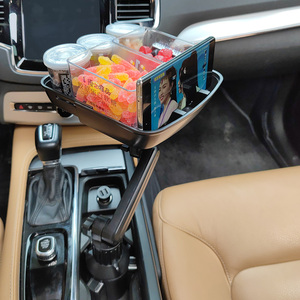 Khay Đựng Cà Phê Chai Tự Động Bán Chạy Trên Ebay 2022 Giá Đỡ Điện Thoại Giá Đựng Cốc Trên Xe Hơi Bàn Thức Ăn Gấp Gọn Khay Mở Rộng Cho Chuyến Đi - Product Image 3