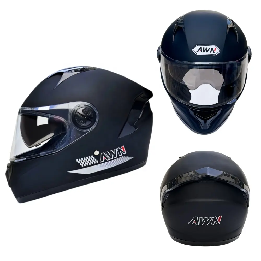 Yeni gelenler PC Abs tam yüz motosiklet kaskları parçaları aksesuarları Unisex kask motosiklet motosiklet yarım yüz kask