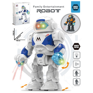 Robot de baile de educación temprana eléctrico, juguetes para niños, funciona con pilas con música y luz, chasis de Robot de seguridad - Product Image 3