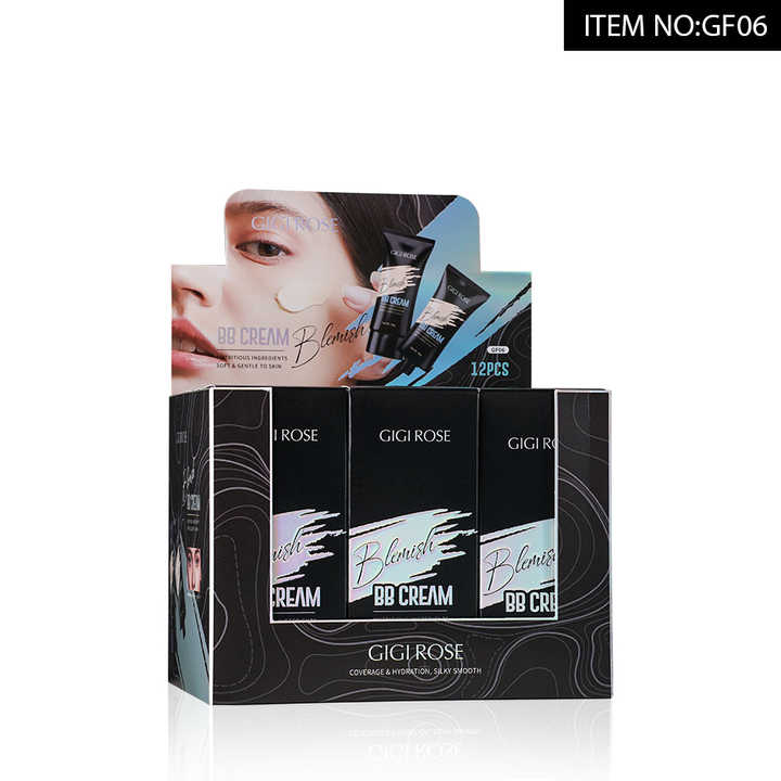 GIGI ROSE GF06 Brand Makeup Lasting Waterproof Oil Control Concealer Foundation Liquid BB Cream Cosmetics Factory Wholesale