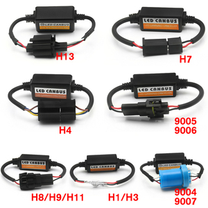 LED ไฟหน้า CANbus ถอดรหัส HH1 H3 H4 H7 H11 9004 9005 CANbus ข้อผิดพลาดฟรีถอดรหัสข้อผิดพลาดรหัส Eliminator - Product Image 4